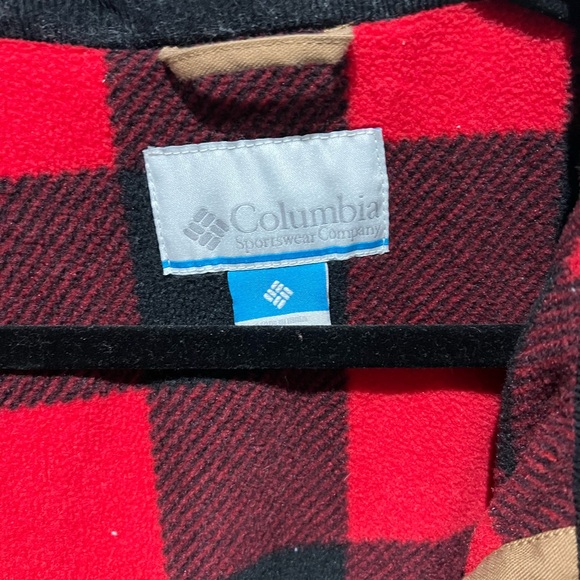 Columbia Loma Vista Fleece Lined Winter Jacket EUC Size L Khaki Color - Picture 3 of 4